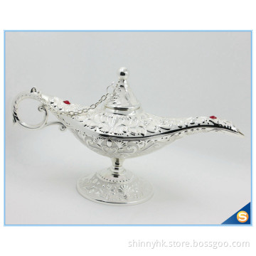 Shinny Gifts Metal Enamel Aladdin Style Table Lamp